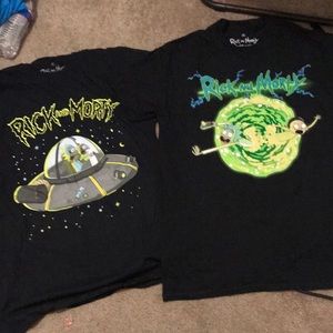 rick and morty graphic tshirts never worn size medium